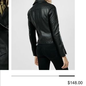 EXPRESS black leather jacket